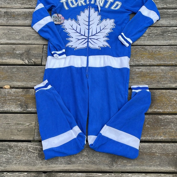 NWT Funzie Onezie Toronto Maple Leafs NHL Onesie - Picture 4 of 9
